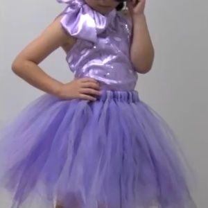 Two piece Purple Tutu set